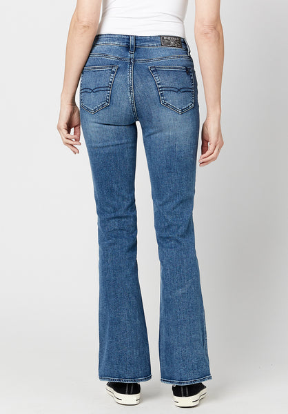 Capreze Women Buttoned Bootcut Jeans Casual Flare Denim Pants Bell Bottom  Jeans with Pockets Light Blue XL 