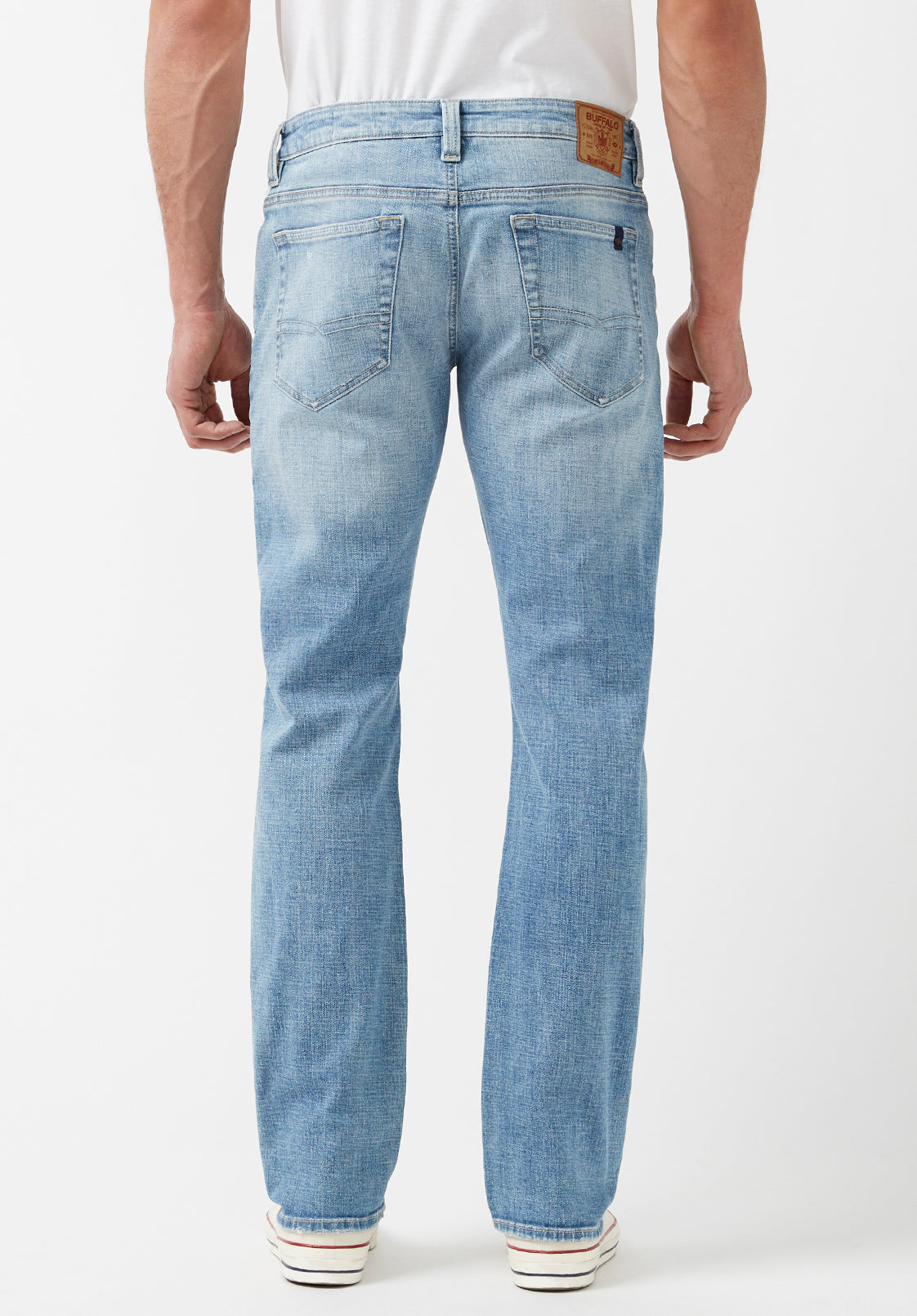 Straight Six Men's Jeans in Sanded Light Blue - BM22862