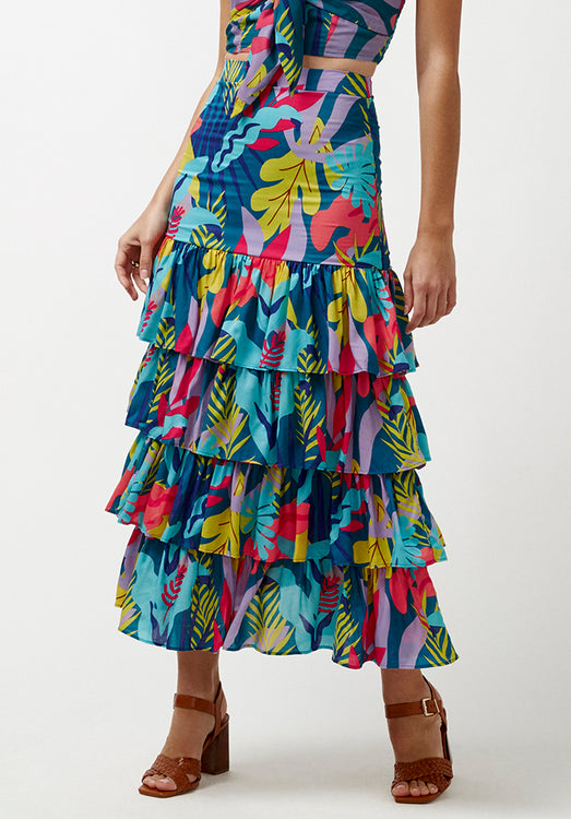 Papillon PD-16541 Floral Sleeveless Dress - Navy – Borealis Clothing Co.
