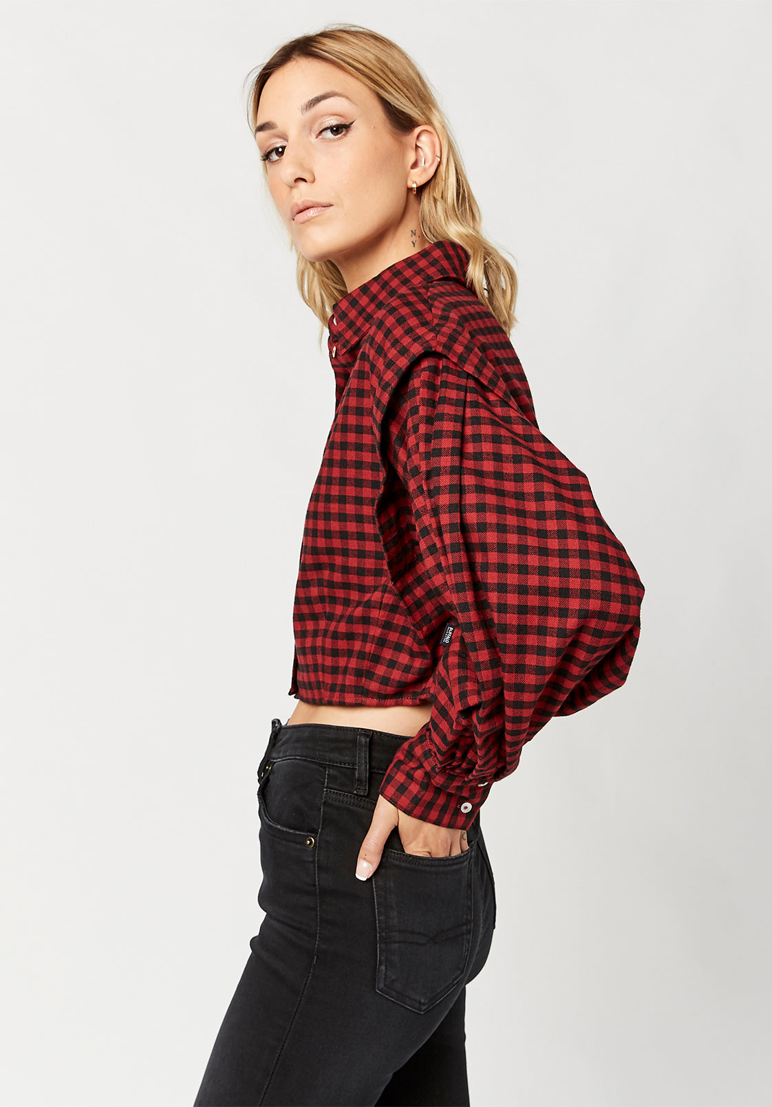 Margit Plaid Blouse - WT0240F