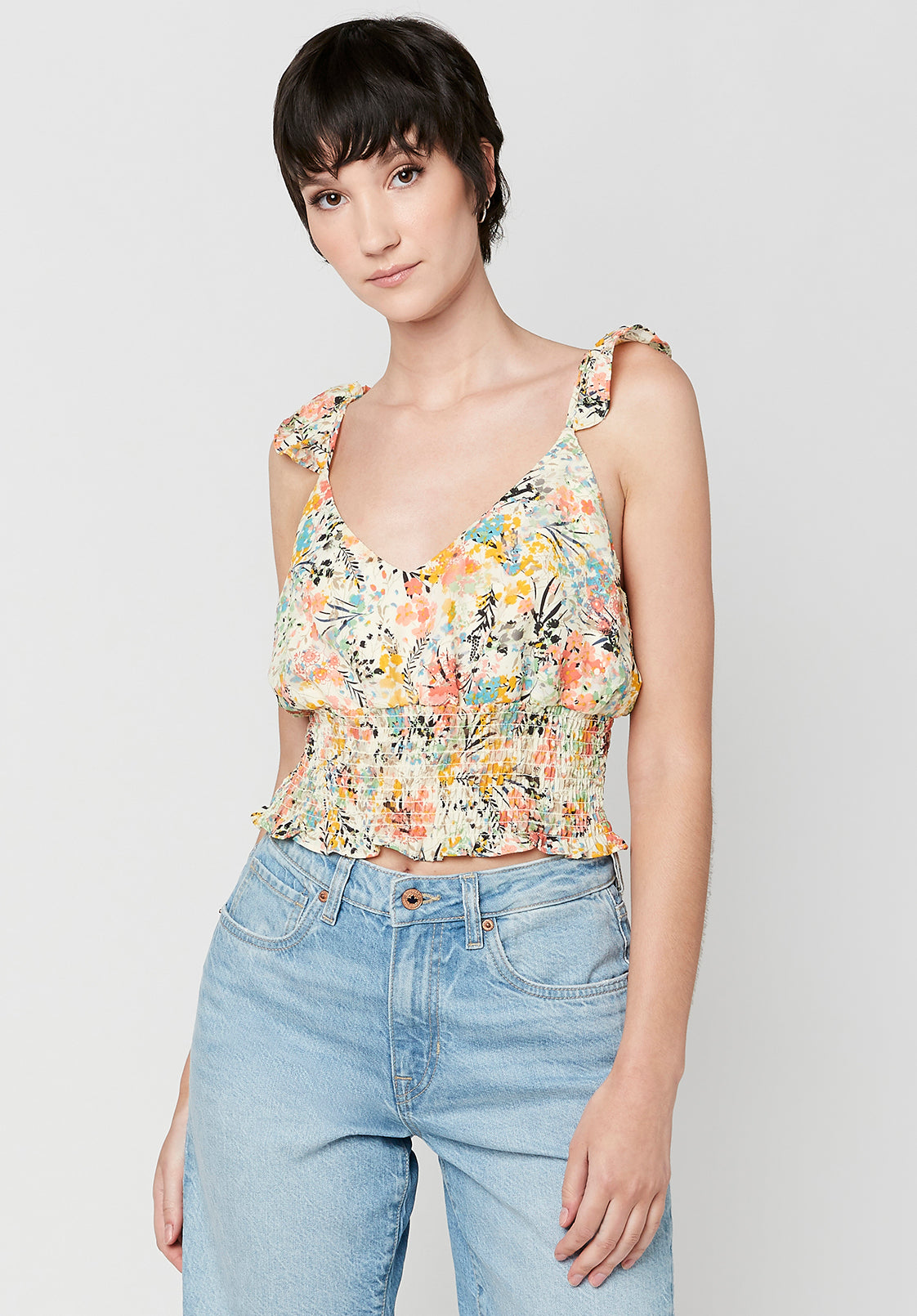 Soledad Women's Camisole in Harvest Floral - WT0470S