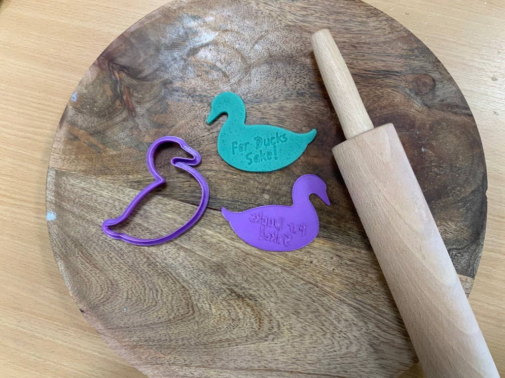 'For Ducks Sake' - Insulting Cutters | Cookie-Cutter  | Unicorn Cutters