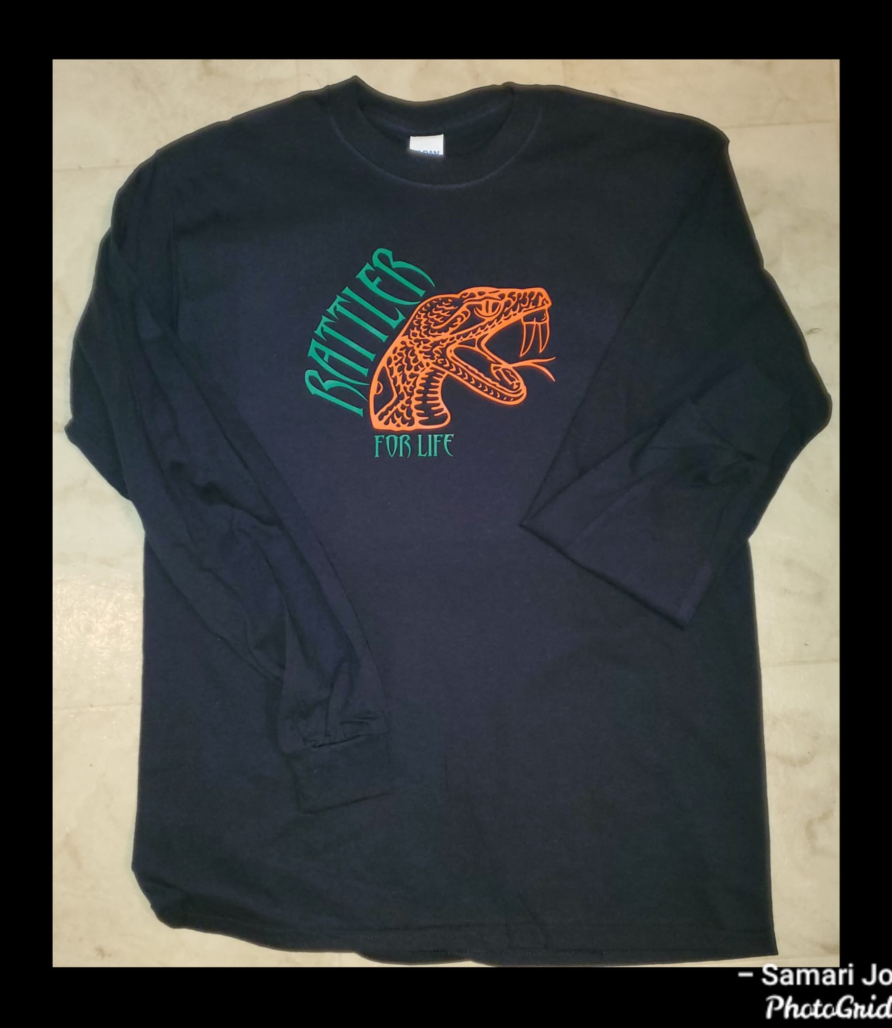 Rattler For Life Long Sleeve Tee