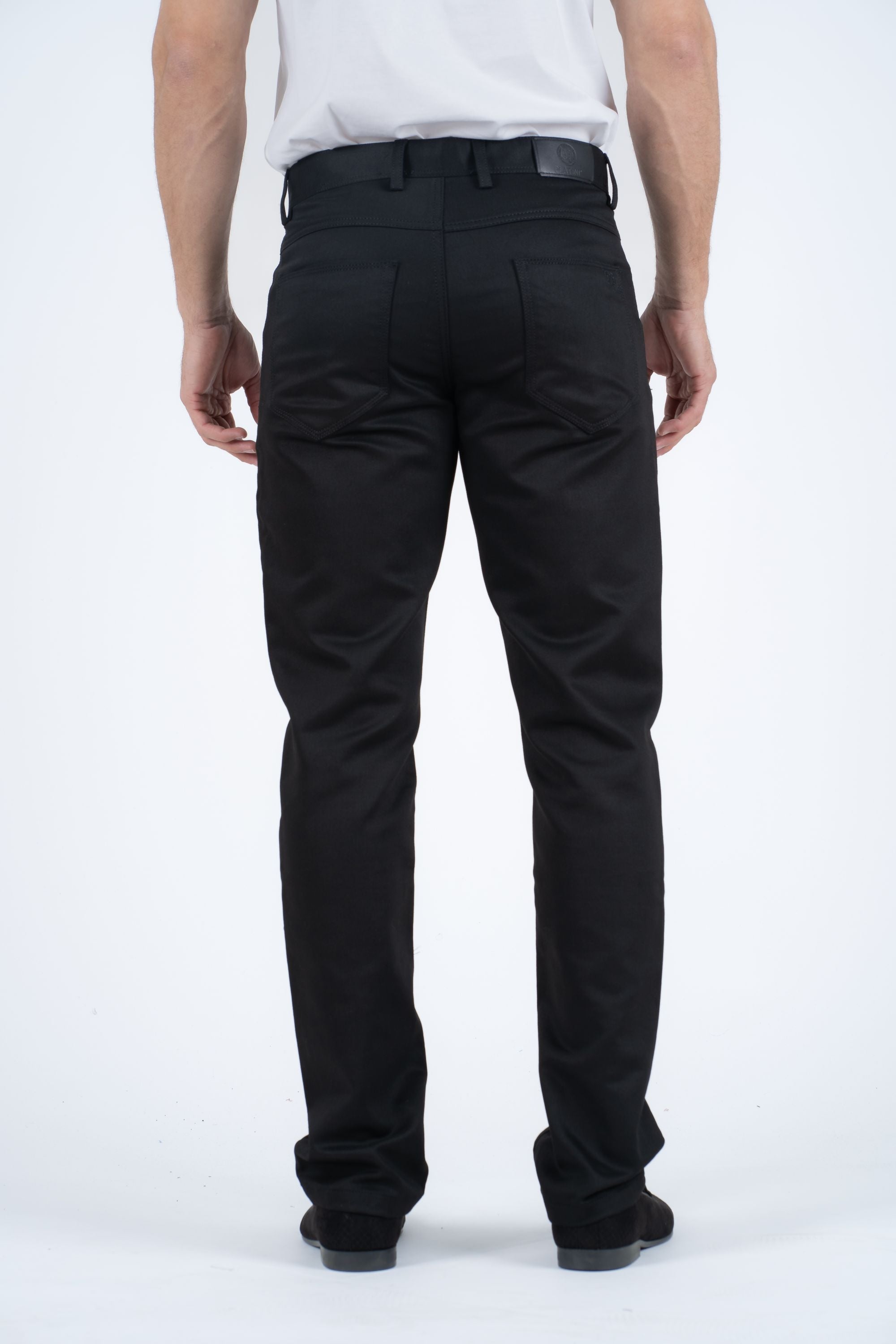 Men's Formal 4 way Stretch Trousers in Navy Blue Slim Fit