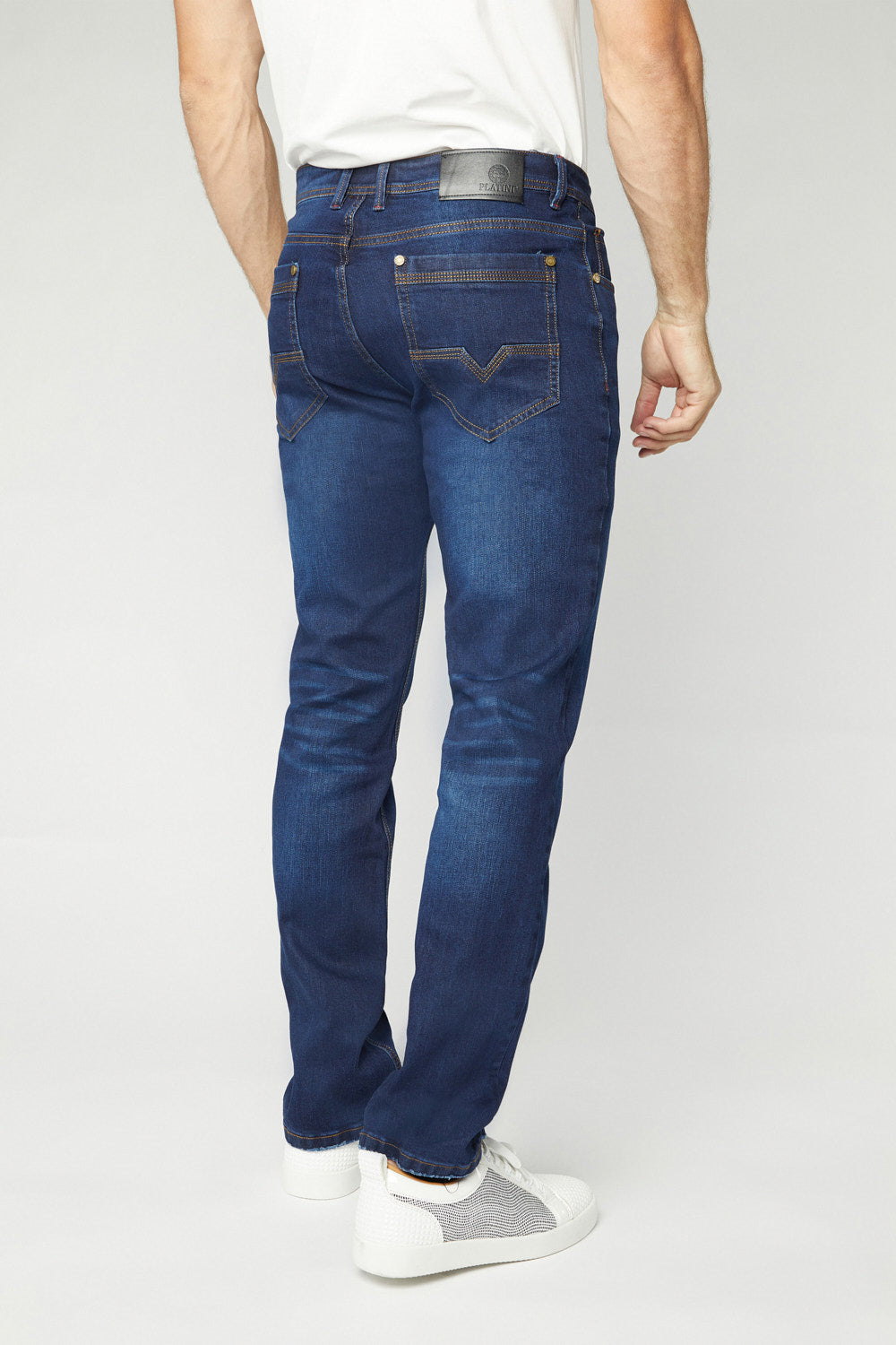 Tegenstander bellen Landgoed Pax Men's Dk Blue Slim Stretch Jeans – Platini Fashion