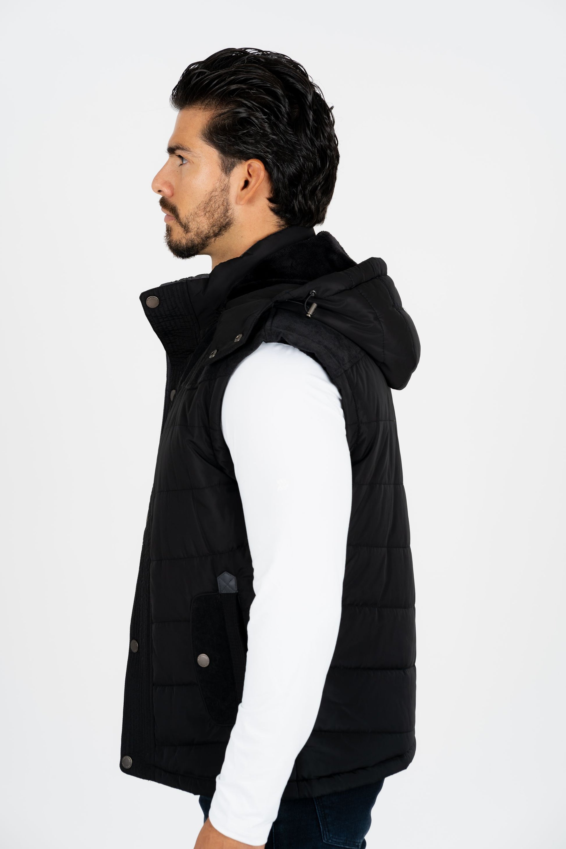 Men's Padded Vest w/ Faux Fur Lining Platini Fashion
