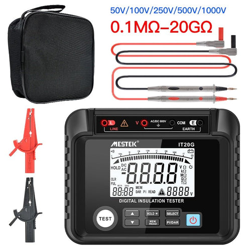 IT20G Mestek Insulation Resistance Tester 1000V 20GΩ Digital Megger    مستك العراق