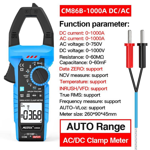 Mestek CM86B  1000A AC/DC  Clamp Meter كلامب ميتر مستك العراق