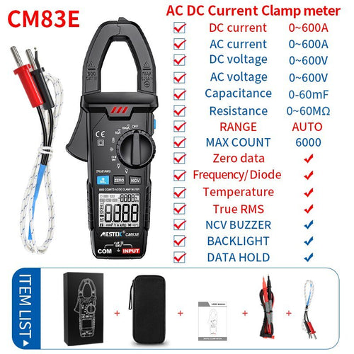 Mestek DC AC   Clamp Meter CM83E  600A كلامب ميتر مستك العراق