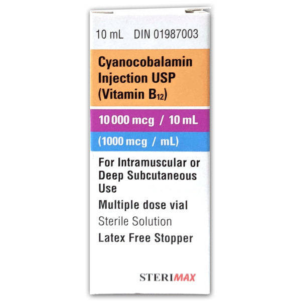 Cyanocobalamin Injection Usp B12 9575