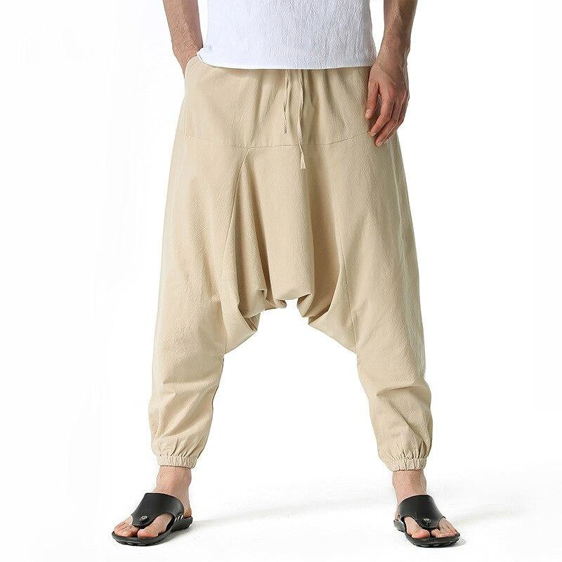 Uitmaken Vormen klassiek Harem pants men in cotton # 2 – KazaGoods-Home