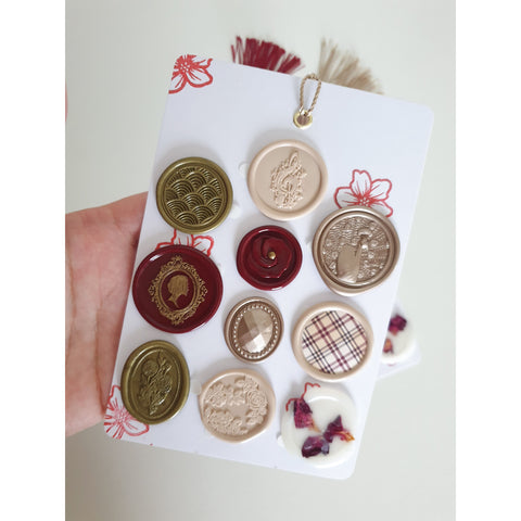 Red and Pink Rose Wax Seal Set – Little Added Touches