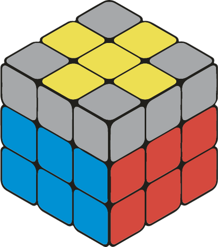 Constituer la Croix Jaune Rubik's Cube