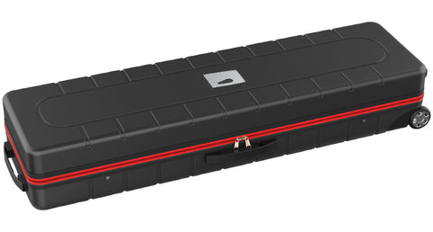 Der LEDUP Battery wird in einem leichten Transportkoffer aus widerstandsfähigem ABS ausgeliefert.