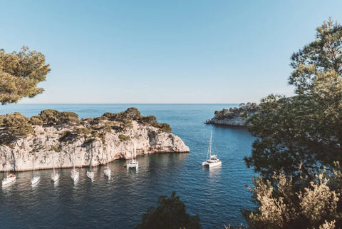 Bets view of Cassis, France