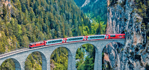 Glacier Express, Schweiz: Zermatt nach St. Moritz