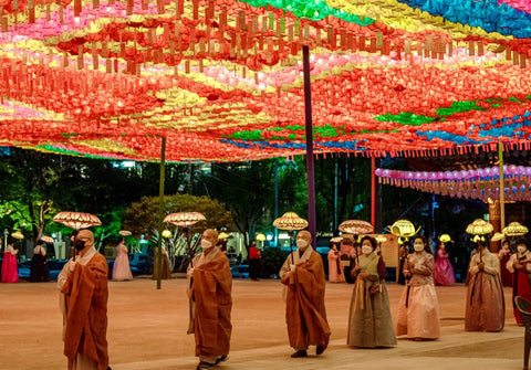 Buddhas Geburtstag, bekannt als Vesak-Tag