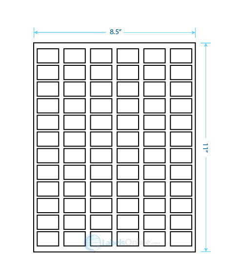 1.25" x .75" - 72 up - All Temp Freezer