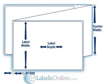 4" x 6.5" Premium Thermal Transfer Paper Label; Perforated; Fanfolded; 2 Stacks/carton (2,000 Labels/stack)