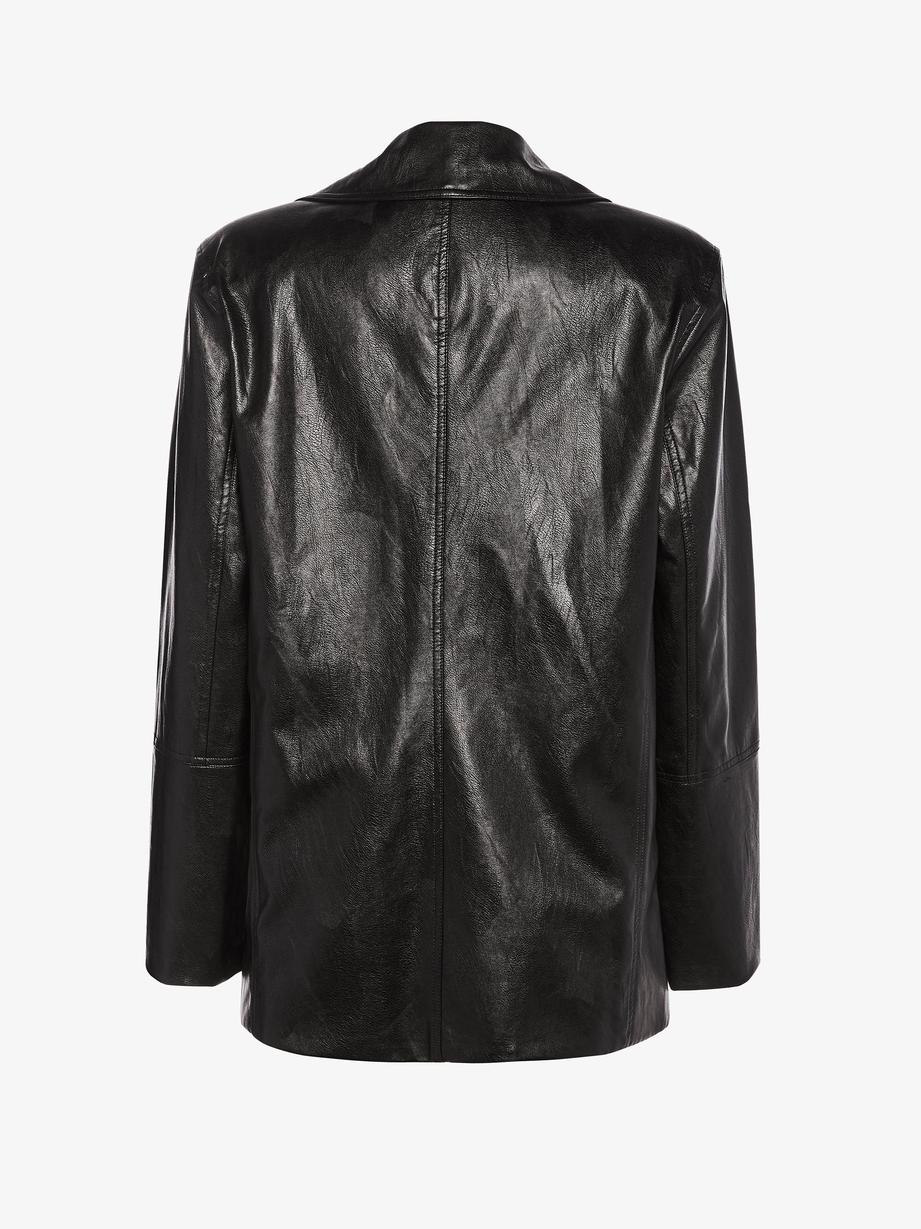 STEELE - Vegan Leather Oversized Blazer | MOOX– Moox Shop