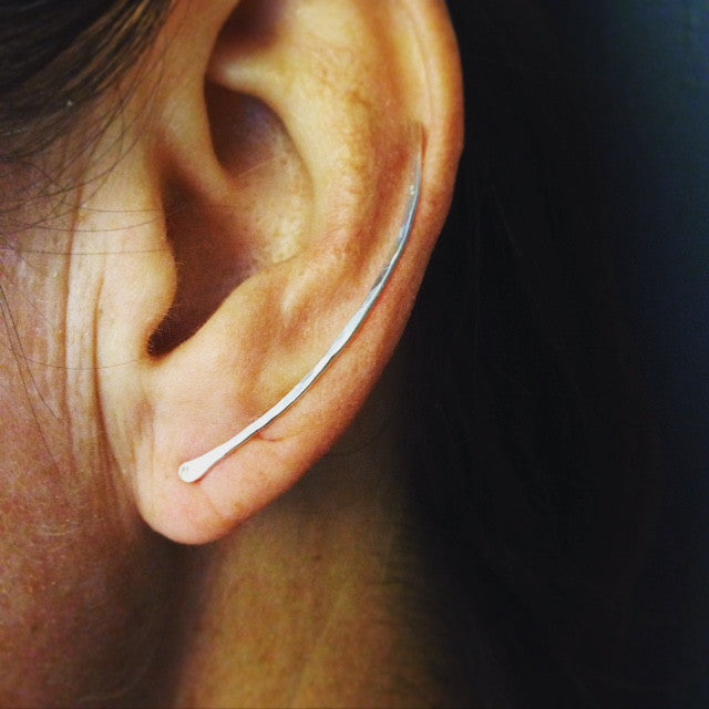 Individual Sterling Silver Ear Climbers 