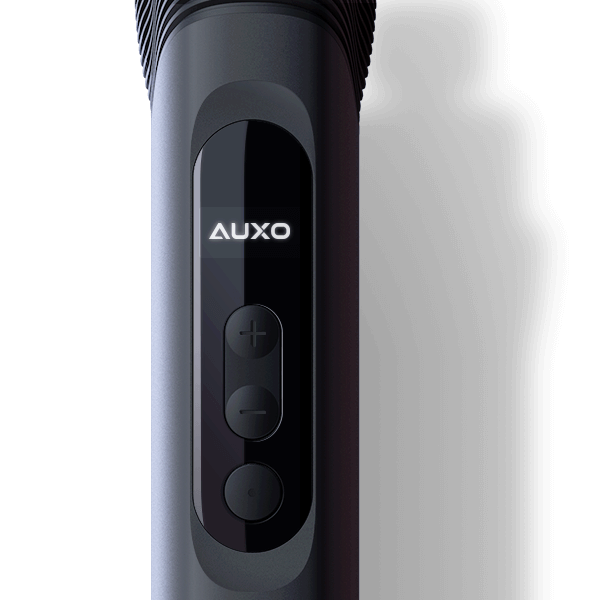AUXO Cira - Concentrate Vaporizer - Precise temperature control with OLED display for customizing distinctive needs.