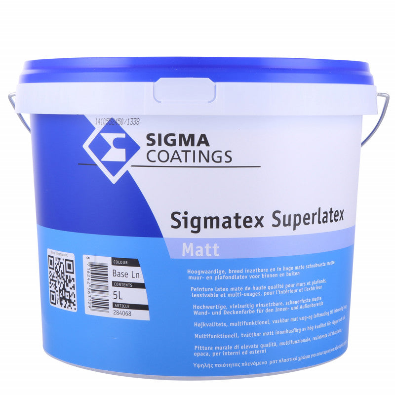 Industrialiseren Saai Klacht Sigma Sigmatex Superlatex Matt muurverf kopen? | Verfsale.com