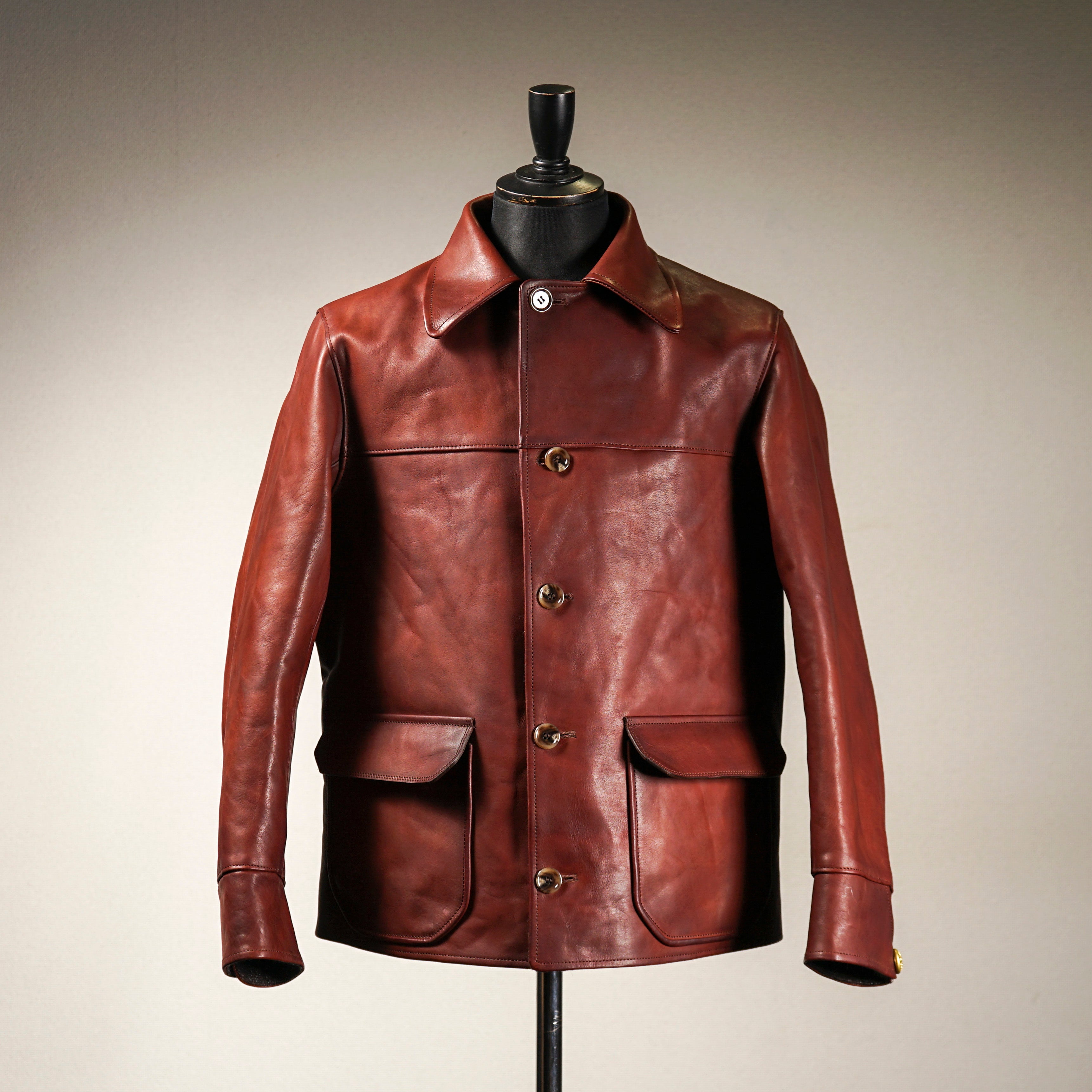 By gladhand goodhill horsehide カーコート www.iqueideas.in