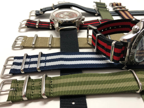 Nylon watch straps