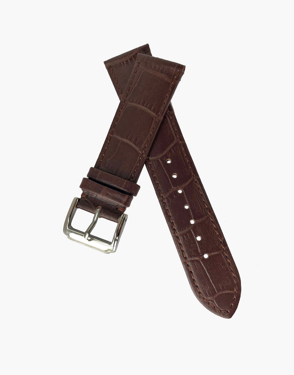 20mm Hirsch/KRST/Gekota brown leather straps