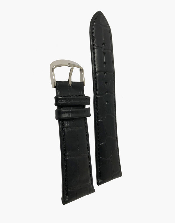 Apple Watch Band - Black Alligator Leather - Moonlight – Bulang