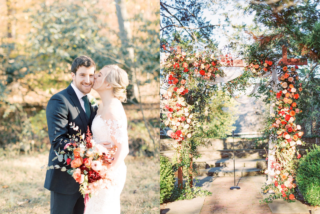  Kellie & Max - Classic Autumn Wedding at HollyHedge Estate in Bucks County, PA | Tallulah Ketubahs