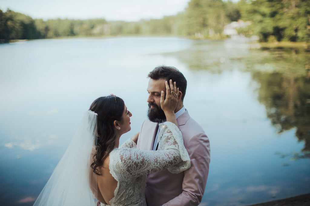 Becca & Cooper’s Camp Wedding in Lake Delton, Wisconsin | Tallulah Ketubahs