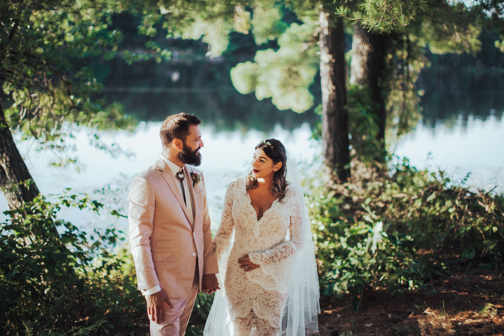 Becca & Cooper’s Camp Wedding in Lake Delton, Wisconsin | Tallulah Ketubahs