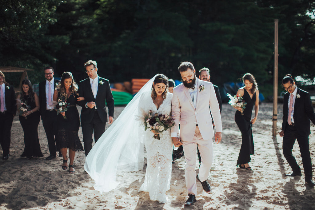 Becca & Cooper’s Camp Wedding in Lake Delton, Wisconsin | Tallulah Ketubahs