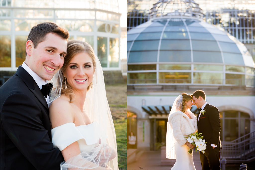 Melissa & Brad - Glamorous Garden Wedding at The Phipps Conservatory in Pittsburgh, PA | Tallulah Ketubahs