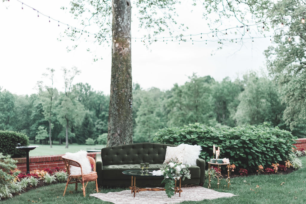 Greenery Aglow Styled Shoot at Drumore Estate | Tallulah Ketubahs