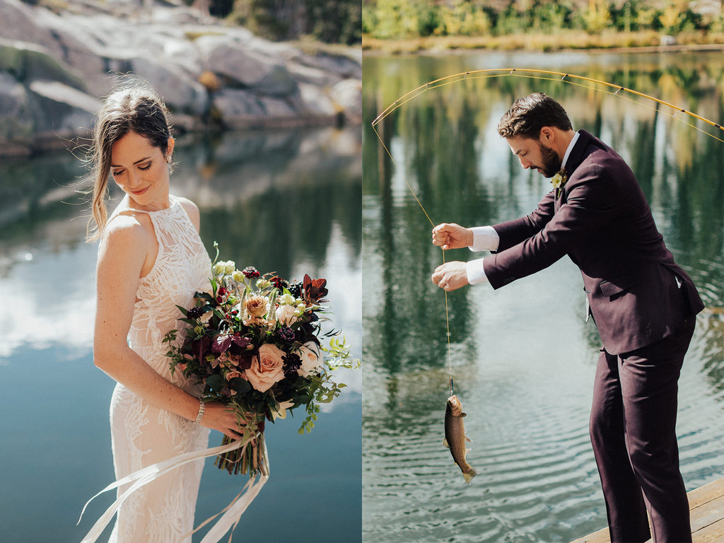 Kathleen & Carter's Rustic Autumnal Forrest Wedding in Kirkwood, California | Tallulah Ketubahs