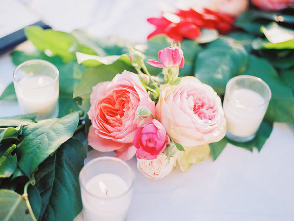 Gabrielle & Daniel - Wedding at The Ritz-Carlton Bacara, Santa Barbara | Floral Tablescape | Tallulah Ketubahs