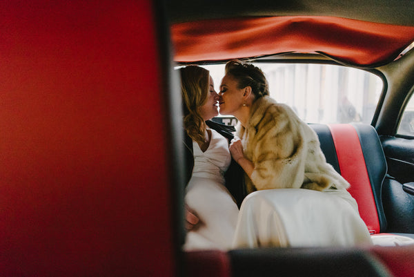 Jenna and Emily's Hip and Intimate Interfaith & Same-Sex Wedding in New York City | Tallulah Ketubahs