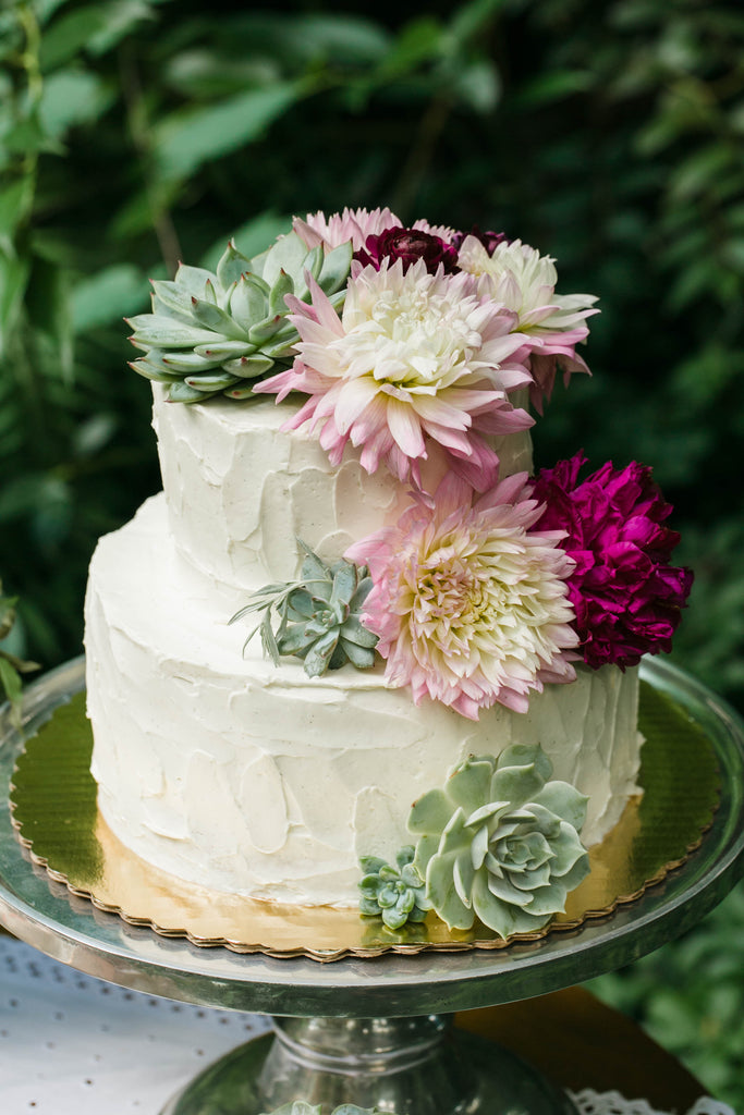 English Garden Party Styled Shoot at Bolingbroke Mansion | Succulent Wedding Cake | Tallulah Ketubahs