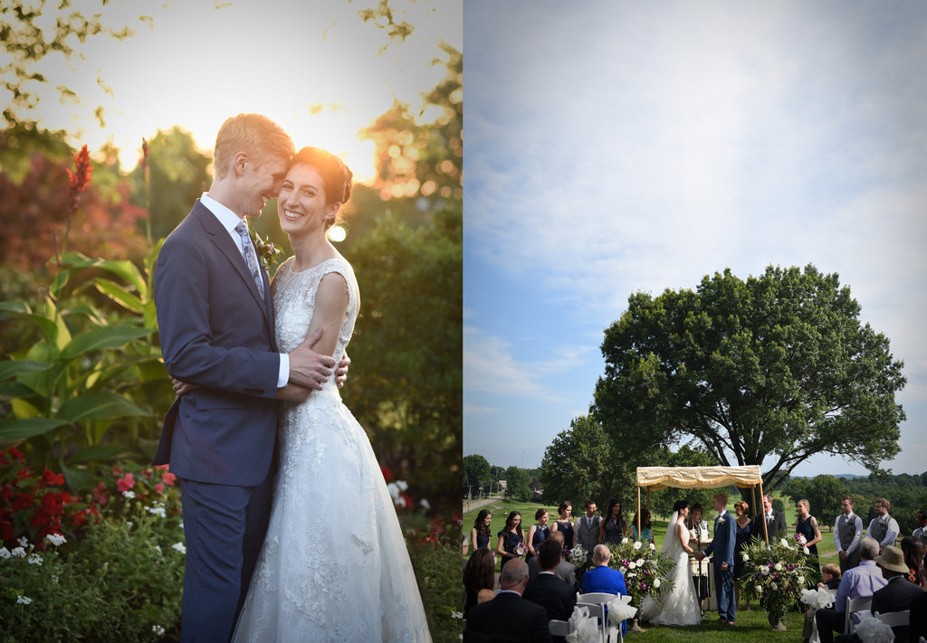 Margalit & David - August Interfaith Wedding at Edgewood Country Club | Tallulah Ketubahs