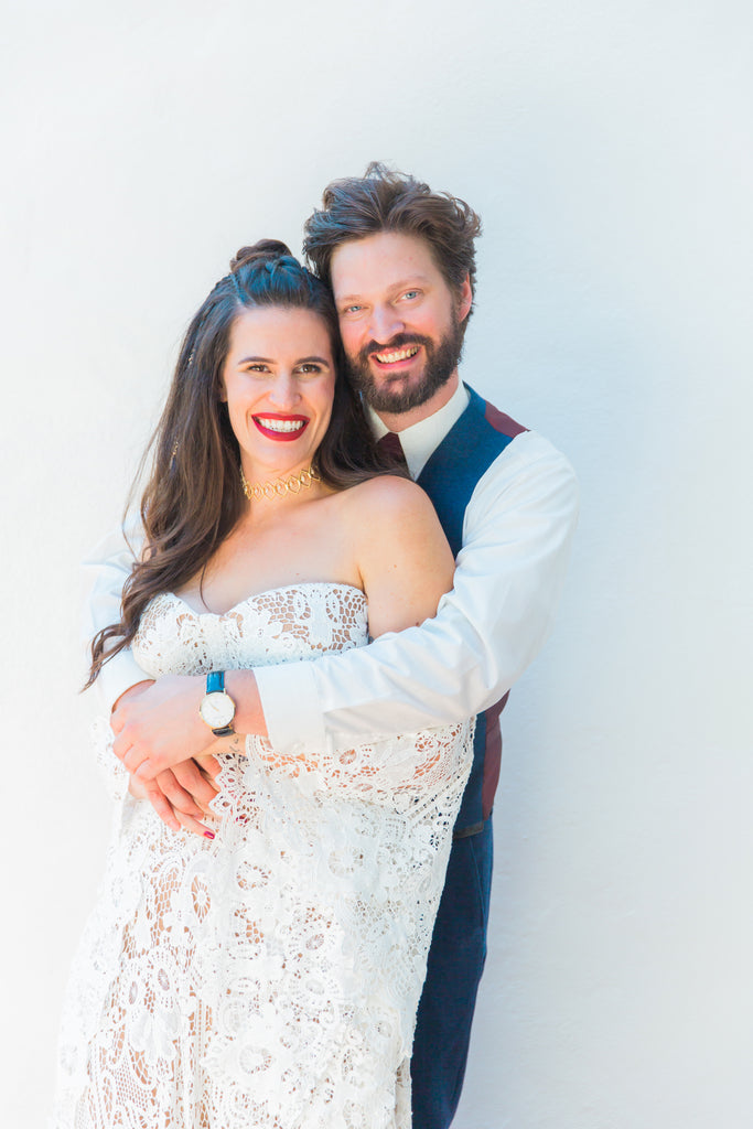 Courtney & Sam Beautiful Boho Wedding in Santa Barbara | Tallulah Ketubahs