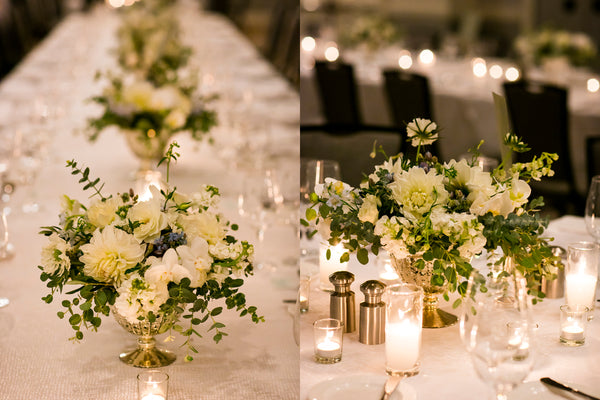 Ellen & Adam - Wedding at the Ritz Carlton, Half Moon Bay | Floral Tablescape | Tallulah Ketubahs