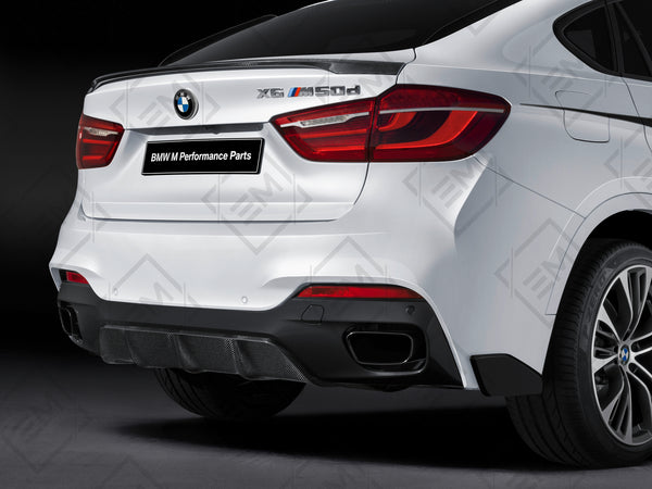 Carbon Fiber Performance Heckspoiler für den BMW X6 F16 - X6M F86 – EM  Carbon