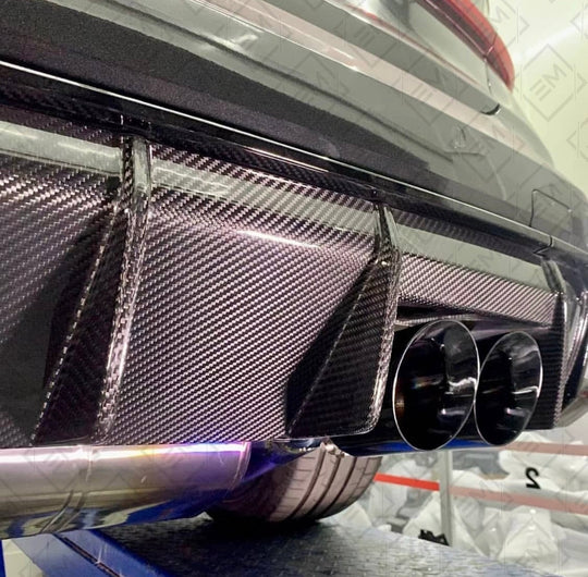 Ferrari 488 Rear Diffuser Carbon Fiber - DMC