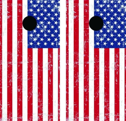american flag cornhole boards