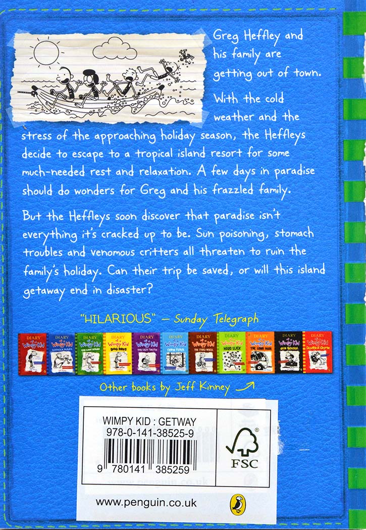 book review diary of a wimpy kid the getaway