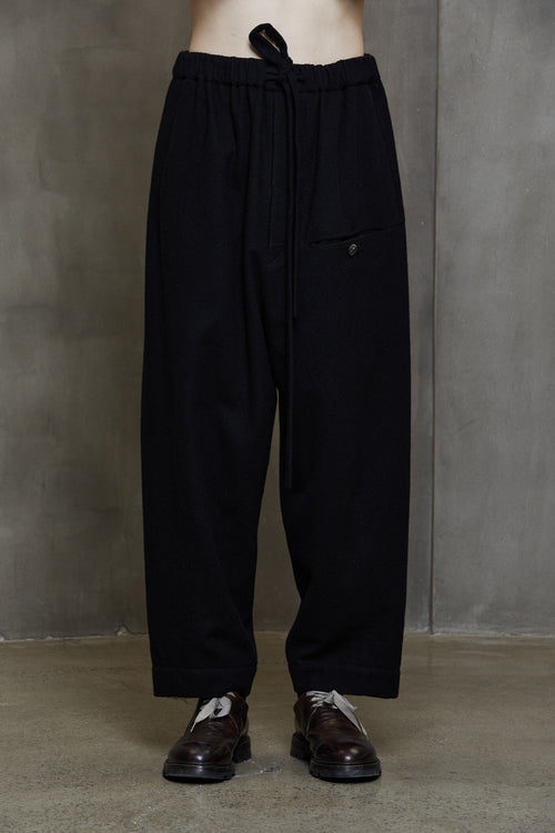 Loose Fit Drawstring Trousers