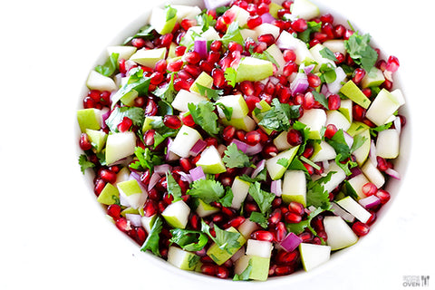 Pear Pomegranate Salsa for Ayurvedic Spring Diet